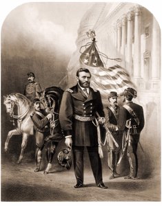 General Ulysses Grant (1822-1885), estadista estadounidense de Unknown artist