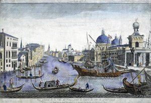 Vista general de Venecia - grabado de Unknown artist