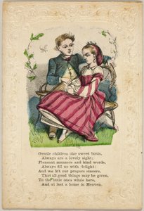 Niños gentiles como dulces pájaros (san valentín)