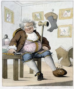 Geoffrey Gambado. En “Horse riding” por Henri William Bunbury de Unknown artist