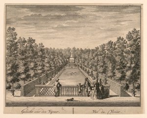 Gezicht Over Den Vijver; Vue du Vivier de Unknown artist