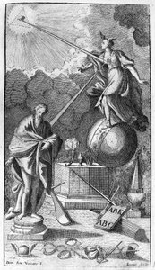 Giambattista Vico. También llamado Giovanni, Gian Battista, Jean Baptiste o Jean-Baptiste. Antiporta (Falso título) de “La Scienza Nuova”, Nápoles 1744. de Unknown artist