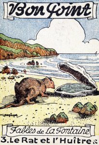 Buen punto ilustrado por la fábula de Jean de La Fontaine 