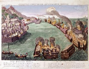 Gran Sitio de Gibraltar 1779-1783 (grabado) de Unknown artist