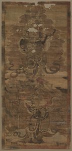Guardian Kings:  Dhrtarastra and Virupaksa de Unknown artist