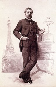 Gustave Eiffel, ingeniero francés (1832-1923). de Unknown artist