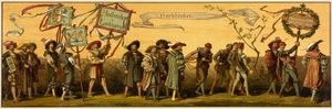 Hans Makarts procesión de la ciudad Viena de Unknown artist