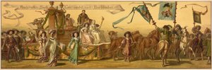 Hans Makarts procesión de la ciudad Viena de Unknown artist