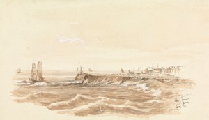 Escena del puerto de Unknown artist
