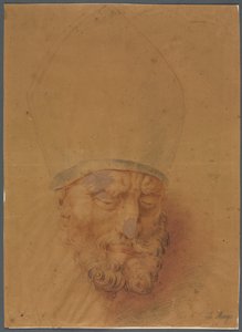 Cabeza de un obispo de Unknown artist