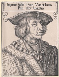 Emperador del Sacro Imperio Romano Germánico Maximiliano I (huella) de Unknown artist