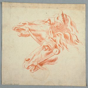Estudios de caballos de Unknown artist