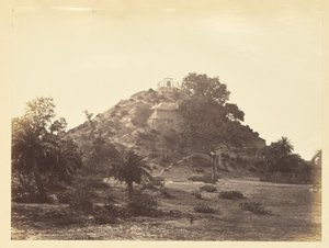 [Cabaña en una ladera, India] de Unknown artist