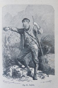 Ilustración de "La raza humana" de Louis Figuier de Unknown artist