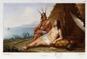 Pareja caribeña india del Caribe de Unknown artist