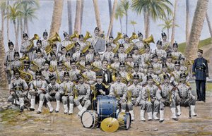 Banda de infantería en la República del Ecuador a finales del siglo XIX