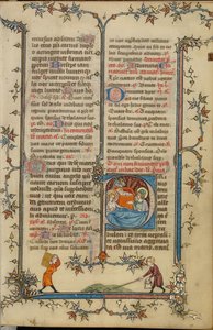 Inicial P: La Natividad
