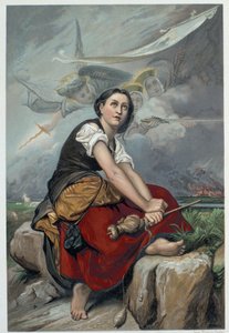 Juana escucha sus voces celestiales: el arcángel San Miguel, Santa Catalina y Santa Margarita le ordenaron ir a Francia para ayudar al rey y le aseguraron que Dios la ayudaría - en “Jeanne d