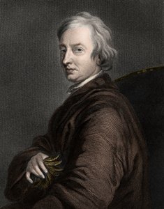 John Dryden 1631-1700 - grabado - siglo XIX de Unknown artist
