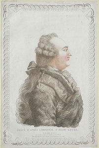 Rey de Francia Luis XVI (huella) de Unknown artist