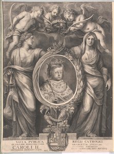 Rey de España Carlos II (impresión) de Unknown artist