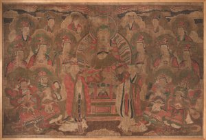 Bodhisattva Ksitigarbha con Asamblea de Unknown artist