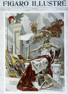 Exposición Universal 1900: Alegoría - en "The Figaro Illustrated", mayo 1899 de Unknown artist