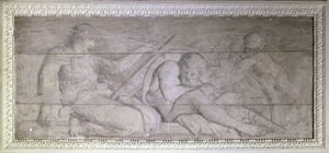 La Historia escrita a hombros del Tiempo, entre 1775 y 1785 (óleo sobre madera) de Unknown artist