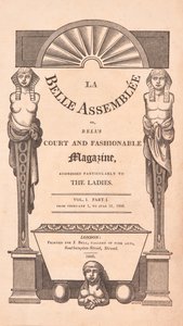 La Belle Assemblée, portada de Unknown artist