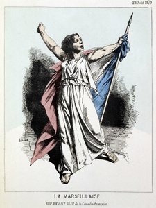 La Marsellesa: Señorita Agar de la Comédie Française de Unknown artist