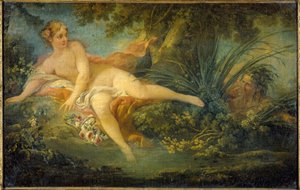 La Nymphe surprise, según Boucher de Unknown artist