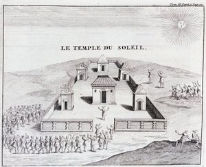 El Templo del Sol - en “Viaje histórico de América del Sur realizado por orden del rey de España” por Don Georges Juan y Don Antoine de Ulloa, T.II, ed. Jombert, Librería del Rey, París de Unknown artist