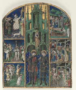 Hoja de las Horas del Duque Luis de Saboya: Santos Nereo y Aquileo de Unknown artist