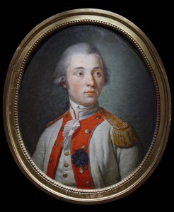 Teniente en el Regimiento de Infantería de Artois, c.1780 de Unknown artist