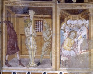 Vida de Cristo, detalle: Flagelación, Iglesia de Sant