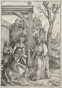 Vida de la Virgen: Cristo despidiéndose de su madre de Unknown artist