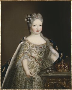 Retrato de la infanta Mariana Victoria de España, reina de Portugal de Unknown artist