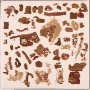 Fragmentos de textiles sueltos