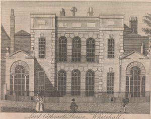 Casa de Lord Cathcart, Whitehall; página 58 (Volumen Uno) de Unknown artist