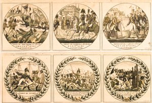 Luis Antonio de Borbón, Duque de Angulema (Luis XIX) durante la expedición española de 1823: toma del Trocadero, toma de Madrid, rendición de Cádiz, batalla de Navarino de Unknown artist