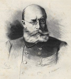 Louis Léon César Faidherbe (1818 - 1889) general y colonizador francés, grabado del siglo XIX. Colección Bianchetti de Unknown artist
