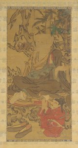 Luohan y asistente de Unknown artist