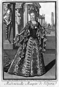 Mademoiselle Maupin (1670-1707), cantante francesa.