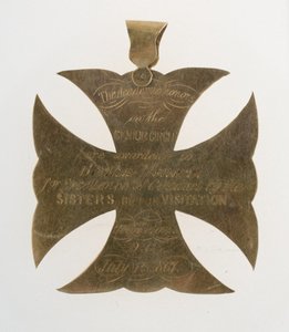 Colgante de cruz maltesa otorgado a Bertha Palmer de Unknown artist