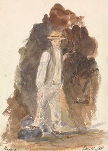 Hombre de pie (Madeira 15/ene/68) de Unknown artist