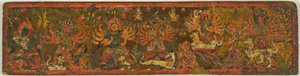 Portada del Manuscrito de la Glorificación de la Gran Diosa (Devimahatmya) de Unknown artist