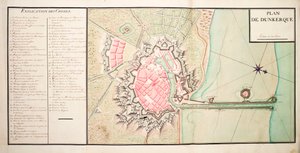 Mapa de Dunkerque de Unknown artist