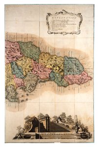 Mapa de Jamaica de Unknown artist