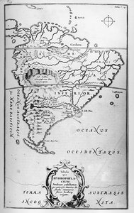 Mapa de los ríos de América del Sur - en 