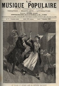 Marie Justine Benoite Duronceray, llamada Madame Favart, y Rochart en 